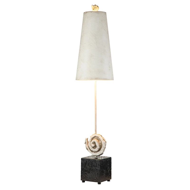 Flambeau LED Tafellamp Swirl | 1X E27 Max 60W | Bone White and Black