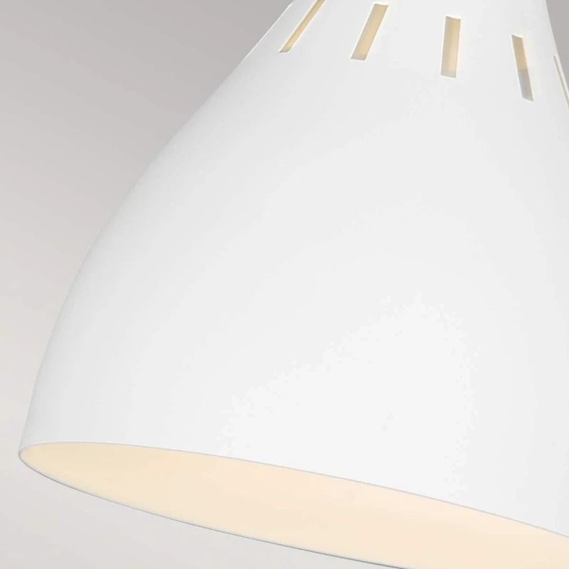 Feiss LED Tafellamp Joan | 1X E27 Max 60W | Matte White / Burnished Brass
