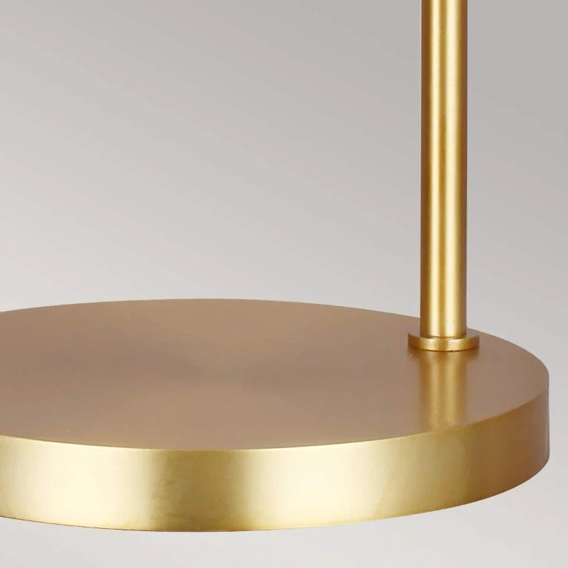 Feiss LED Tafellamp Joan | 1X E27 Max 60W | Matte White / Burnished Brass