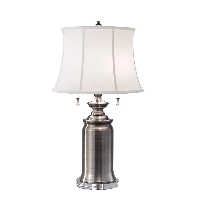 Feiss LED Tafellamp Stateroom | 2X E27 Max 60W | Antique Nickel