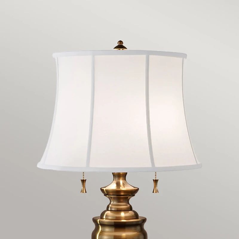 Feiss LED Tafellamp Stateroom | 2X E27 Max 60W | Bali Brass