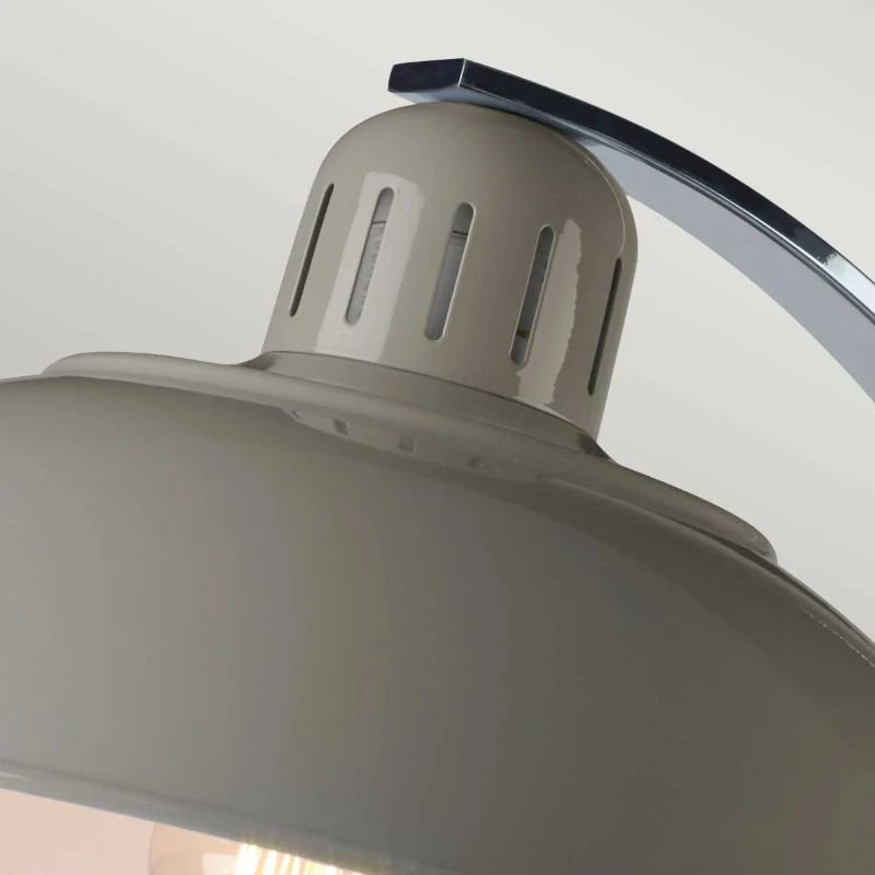 Elstead Lighting LED Tafellamp Franklin | 1X E27 Max 60W | Tarpaulin Grey