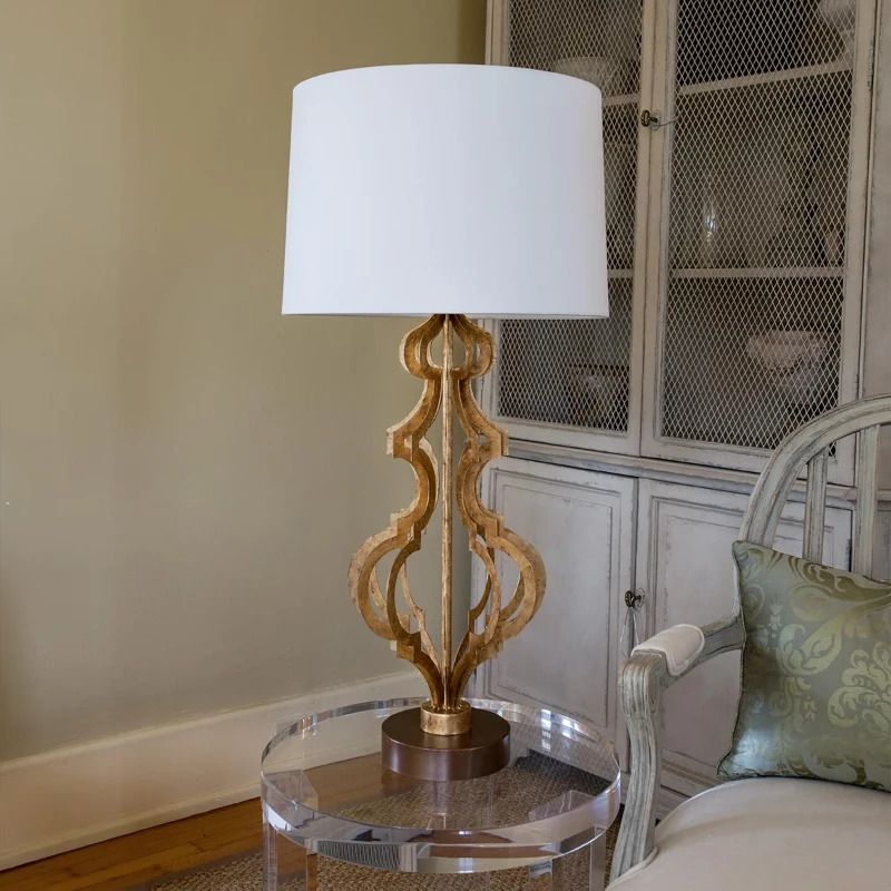 Gilded Nola LED Tafellamp Octavia | 1X E27 Max 60W | Distressed Gold