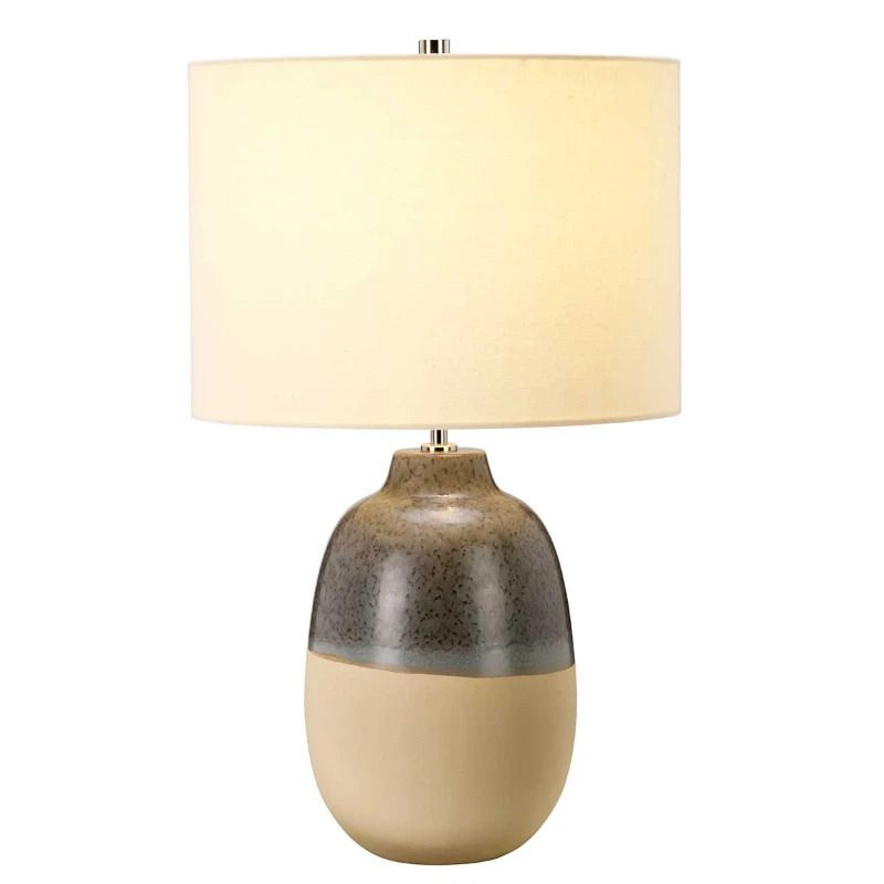 Elstead Lighting LED Tafellamp Grange Park | 1X E27 Max 60W | Grey/Brown