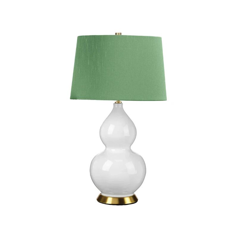 Elstead Lighting LED Tafellamp ISLA | 1X E27 Max 60W | Aged Brass, White, Green