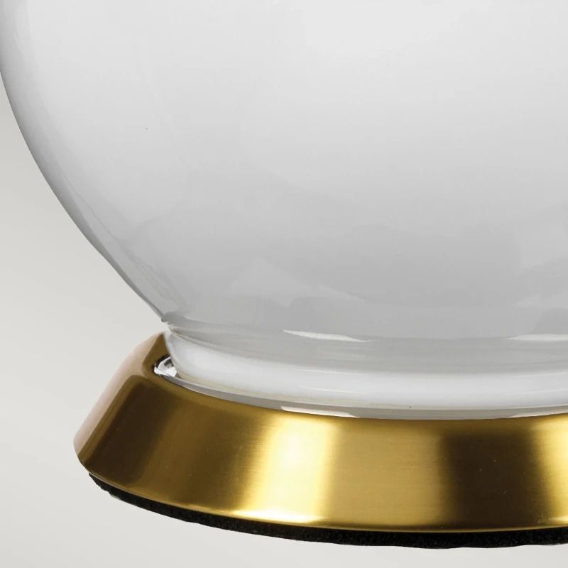 Elstead Lighting LED Tafellamp ISLA | 1X E27 Max 60W | Aged Brass, White, Pink