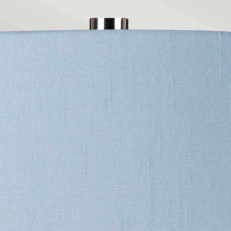 Elstead Lighting LED Tafellamp ISLA | 1X E27 Max 60W | Polished Nickel, White, Blue
