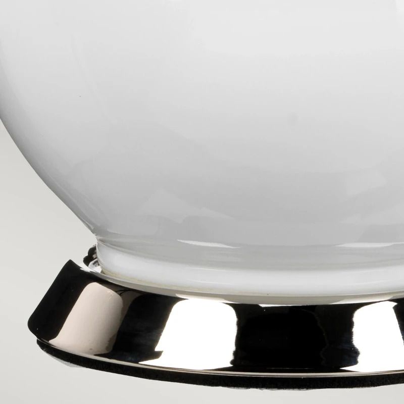 Elstead Lighting LED Tafellamp ISLA | 1X E27 Max 60W | Polished Nickel, White, Blue