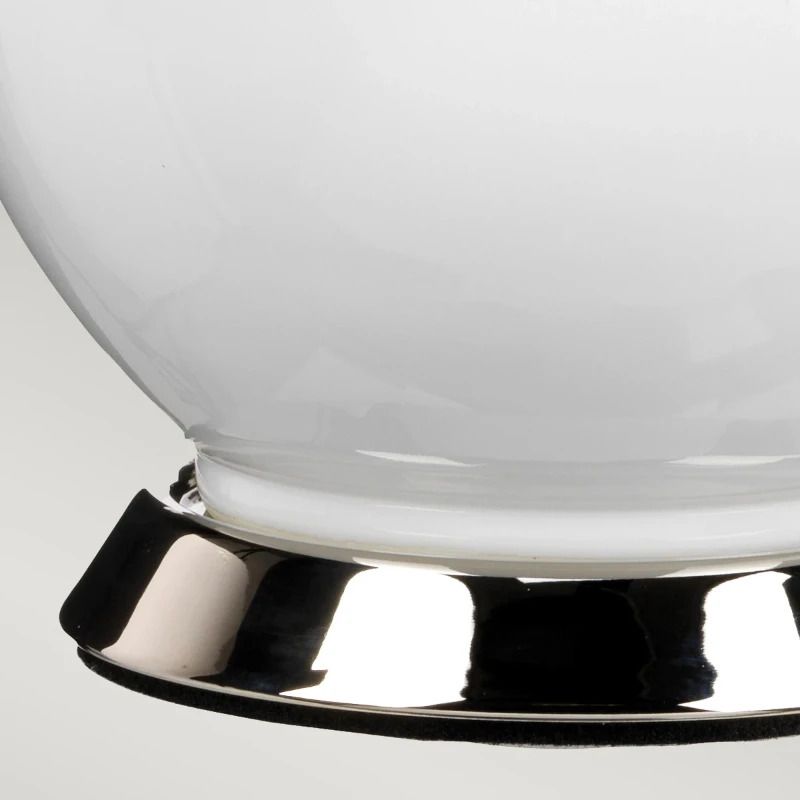 Elstead Lighting LED Tafellamp ISLA | 1X E27 Max 60W | Polished Nickel, White, Red