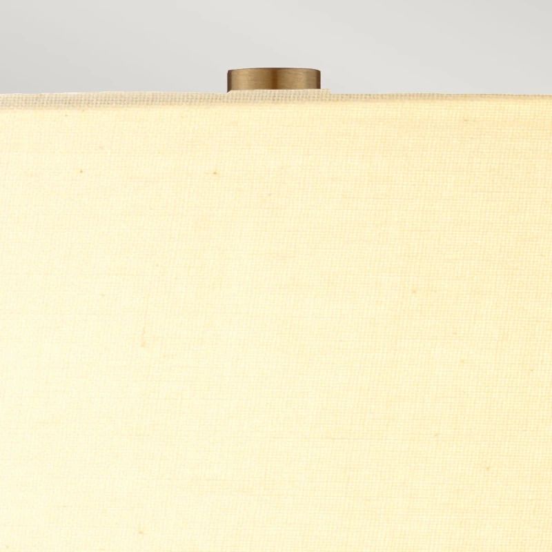 Elstead Lighting LED Tafellamp Job | 1X E27 Max 60W | Bronze Metallic, Cream Shade