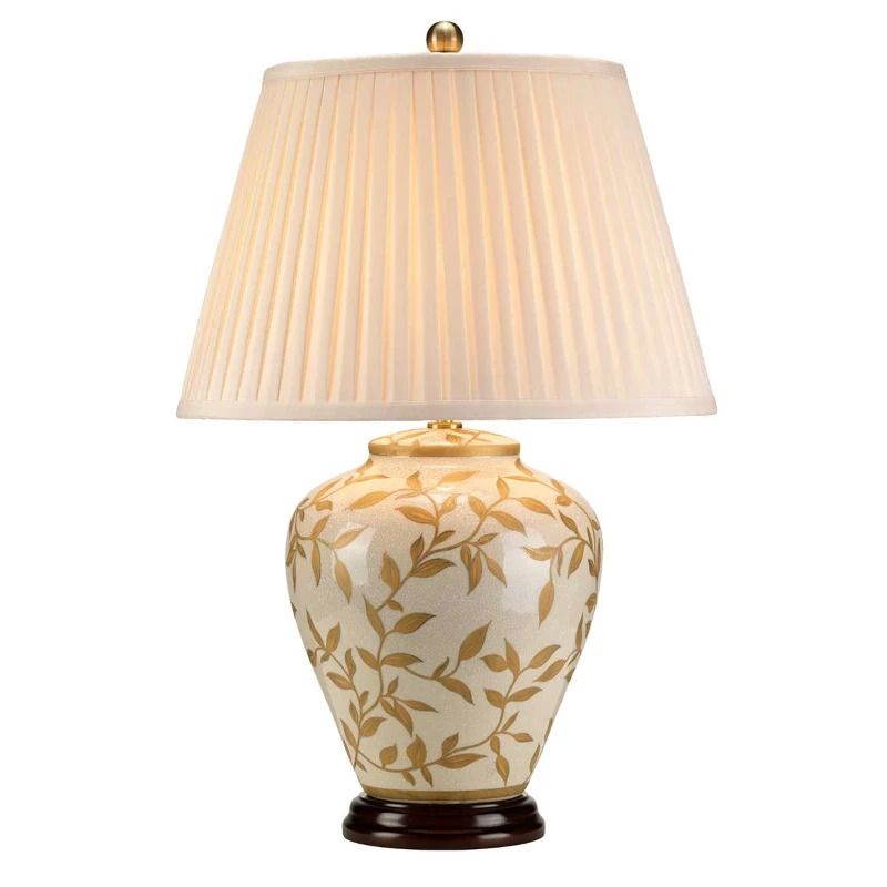 Elstead Lighting LED Tafellamp Leaves Brown Gold | 1X E27 Max 60W | Brown and Gold