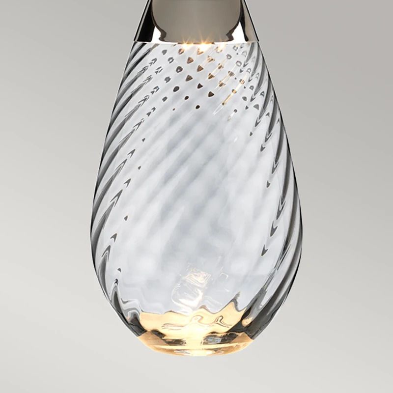 Elstead Lighting LED Tafellamp Lena - Blue | E27 60W 3000K 620Lm 830 | Blue-tinted Glass / Off-White Shade