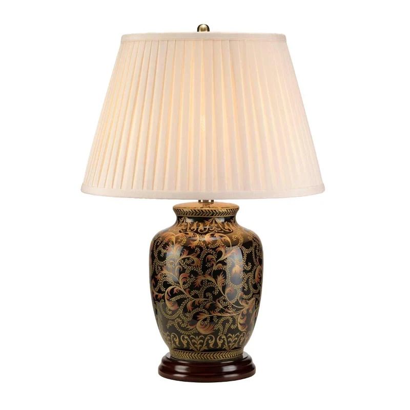 Elstead Lighting LED Tafellamp Morris | 1X E27 Max 60W | Gold and Black