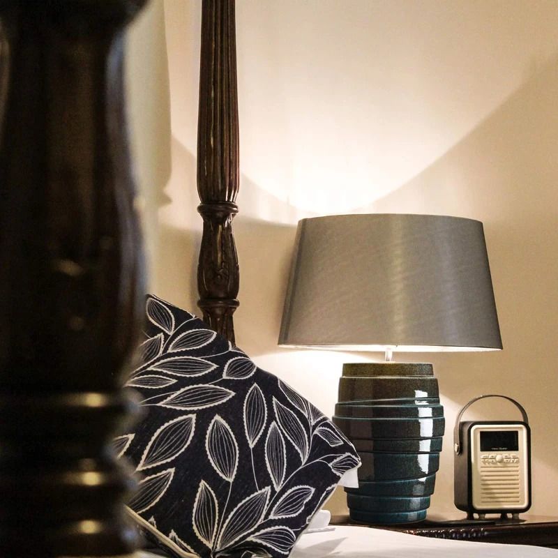 Elstead Lighting LED Tafellamp Neptune | 1X E27 Max 60W | Blue Glaze