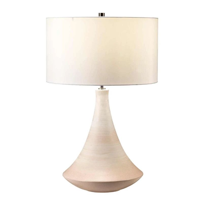 Elstead Lighting LED Tafellamp Pinner | 1X E27 Max 60W | Subtle Pink & Matt Cream