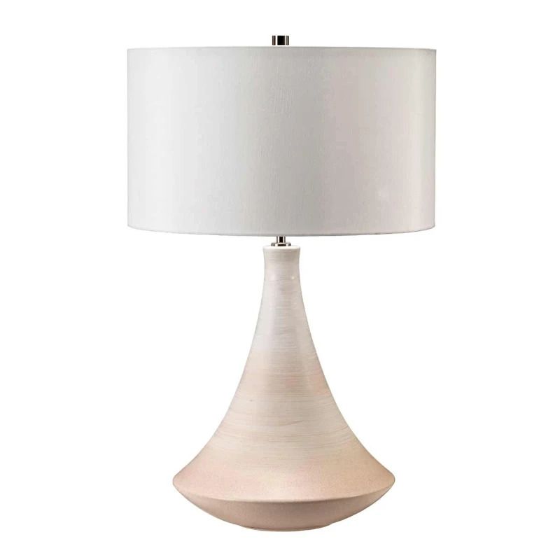 Elstead Lighting LED Tafellamp Pinner | 1X E27 Max 60W | Subtle Pink & Matt Cream