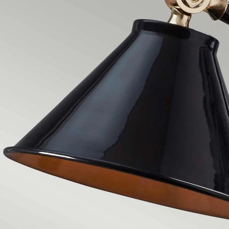Elstead Lighting LED Tafellamp Provence Element | 1X E27 Max 60W | Black/Polished Brass