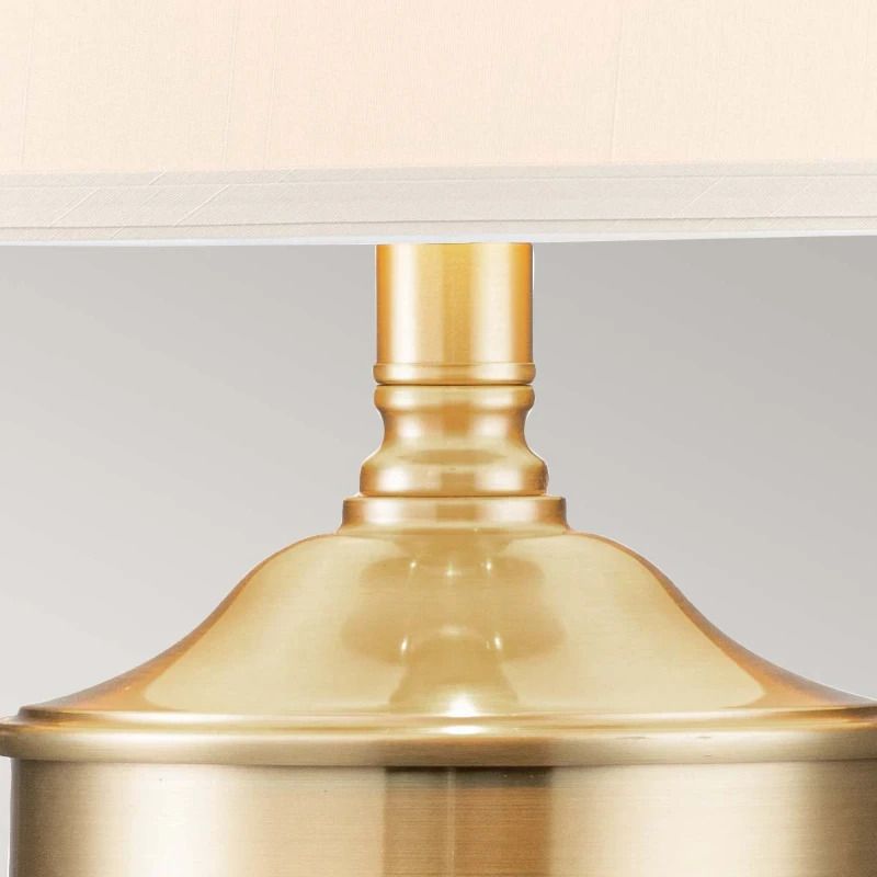 Quoizel LED Tafellamp Dennison | 1X E27 Max 60W | Brushed Brass