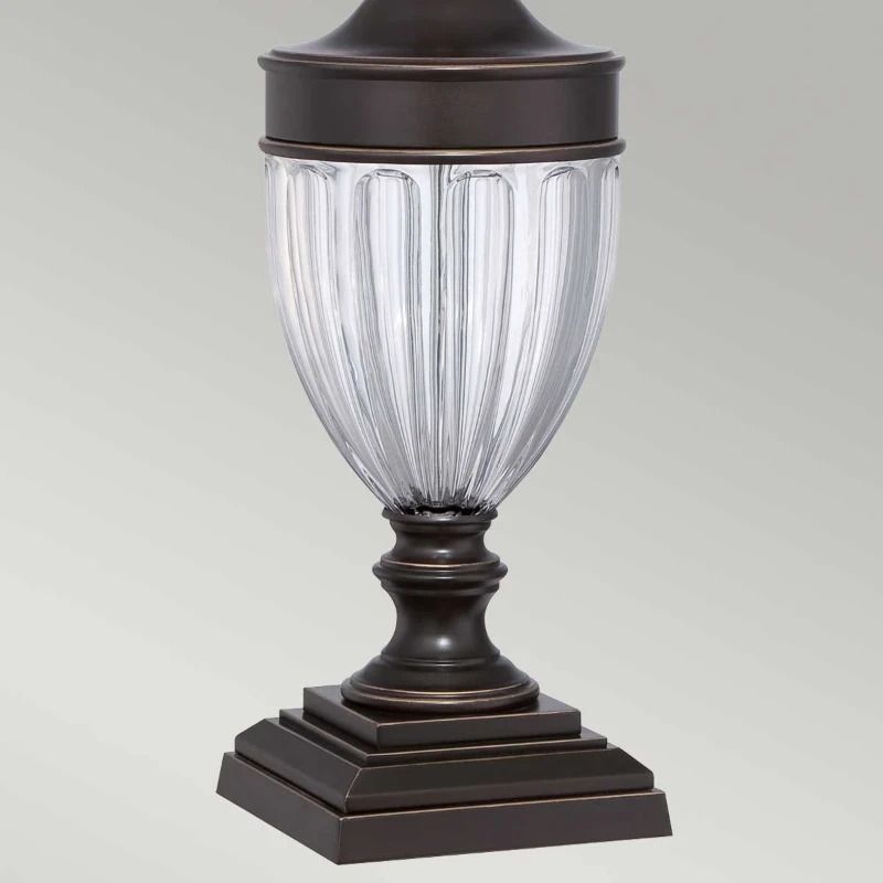 Quoizel LED Tafellamp Dennison | 1X E27 Max 60W | Palladian Bronze