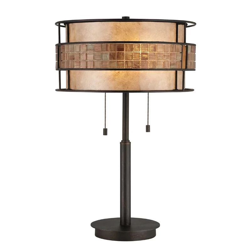 Quoizel LED Tafellamp Laguna | 2X E27 Max 60W | Renaissance Copper