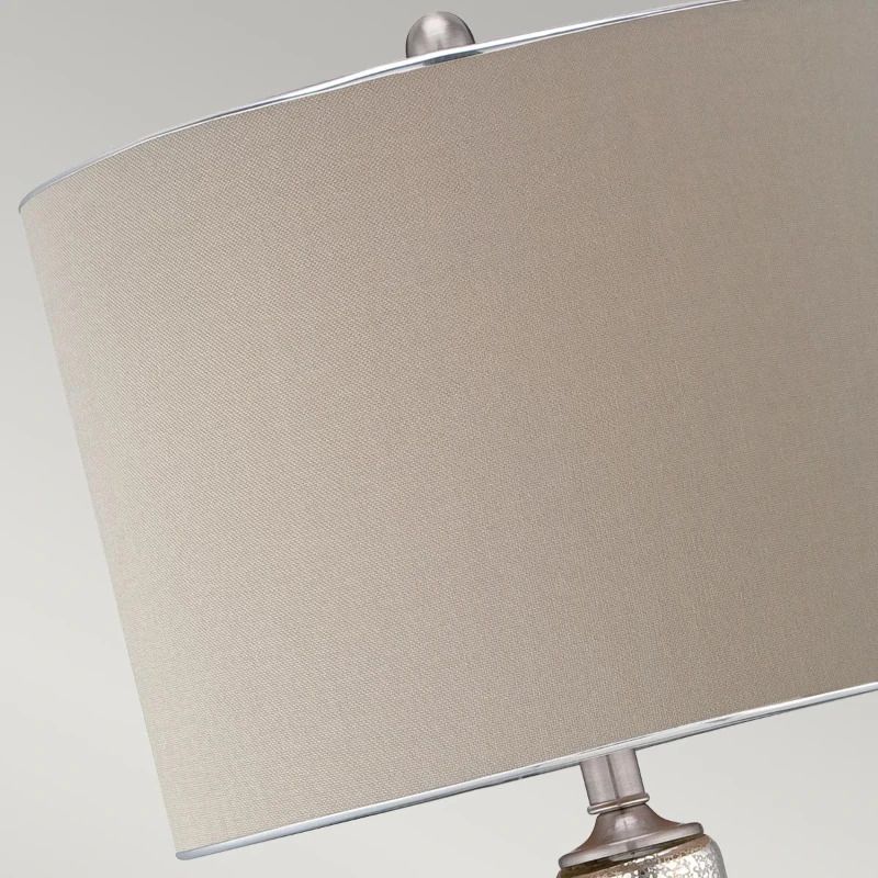 Quoizel LED Tafellamp Nicolls | 1X E27 Max 100W | Mercury Glass