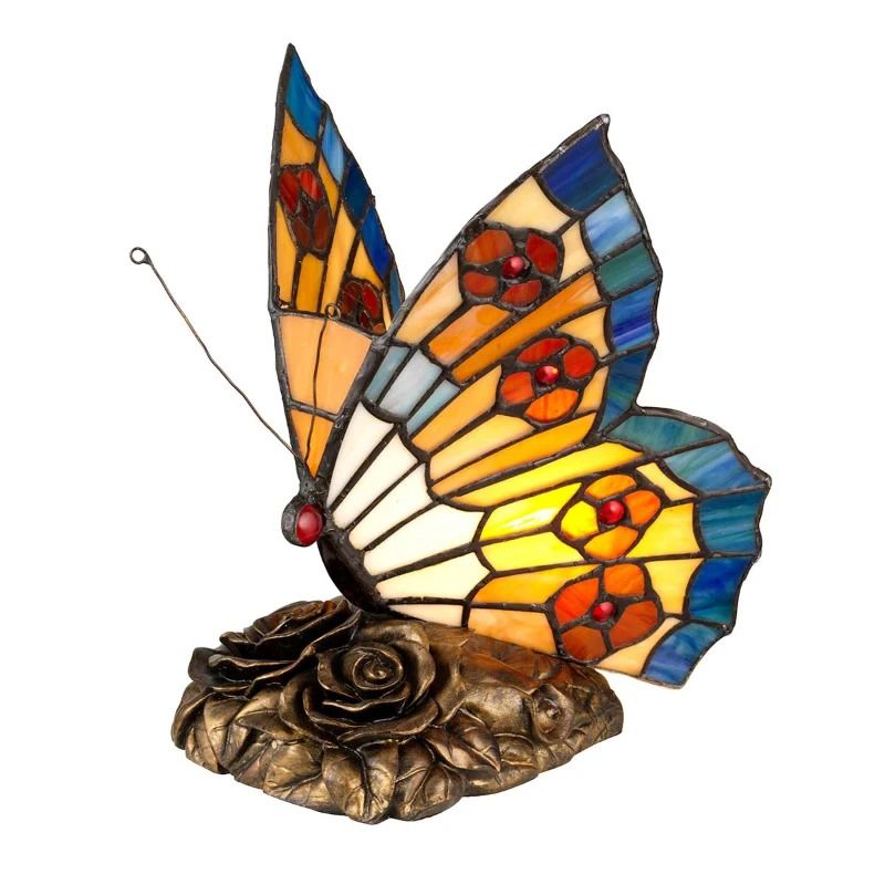 Quoizel Tiffany LED Tafellamp Tiffany Animal Lamps | G9 12W 3000K 300Lm 830 | Architectural Bronze