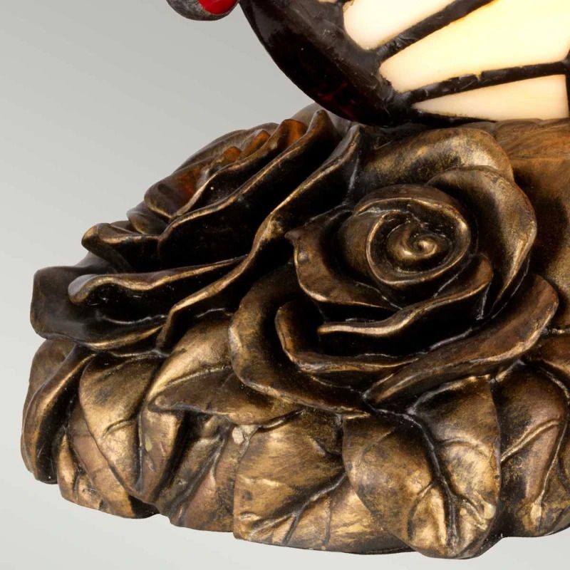 Quoizel Tiffany LED Tafellamp Tiffany Animal Lamps | G9 12W 3000K 300Lm 830 | Architectural Bronze