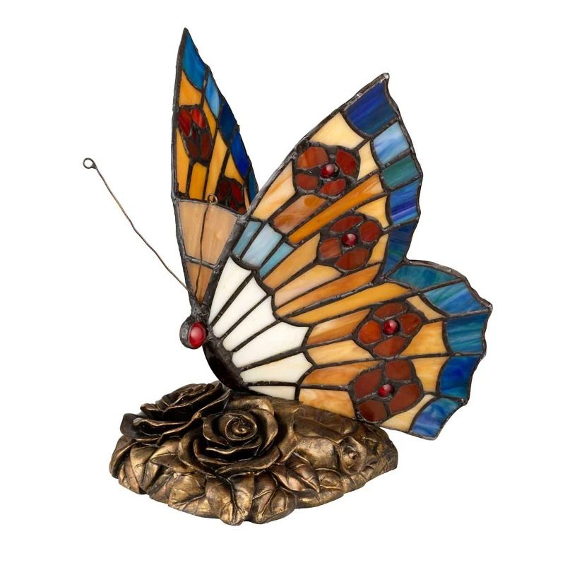 Quoizel Tiffany LED Tafellamp Tiffany Animal Lamps | G9 12W 3000K 300Lm 830 | Architectural Bronze