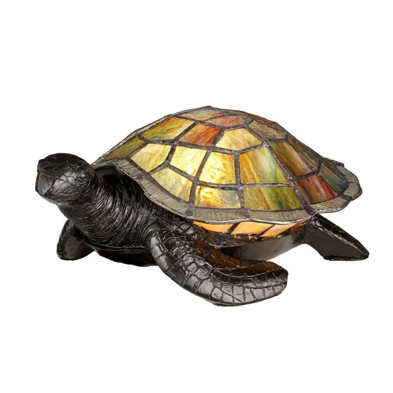 Quoizel Tiffany LED Tafellamp Tiffany Animal Lamps | G9 3W 3000K 300Lm 830 | Vintage Bronze