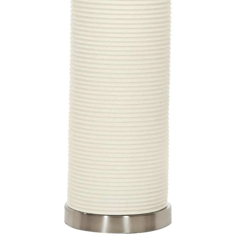 Elstead Lighting LED Tafellamp Ripple | 1X E27 Max 60W | White with White Shade