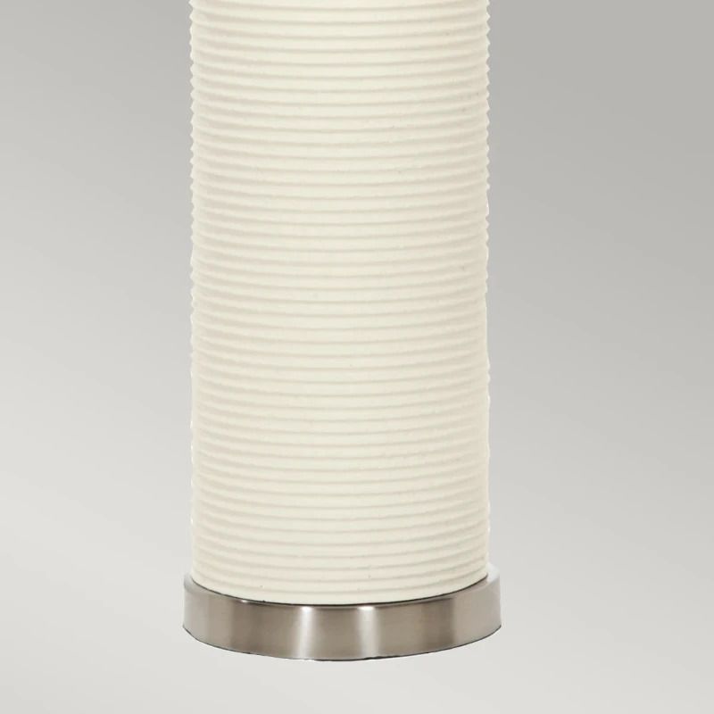 Elstead Lighting LED Tafellamp Ripple | 1X E27 Max 60W | White with Black Shade