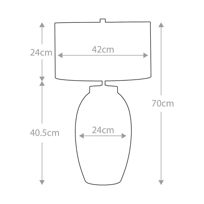 Elstead Lighting LED Tafellamp Victor | 1X E27 Max 60W | Cream