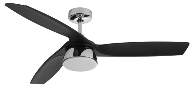 Beacon Lucci Air Bronx Plafondventilator | 132cm | Indoor | Chroom | Inclusief Lamp