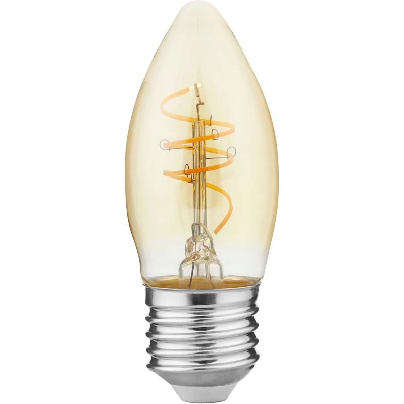 SPL E27 LED Kaarslamp | 4.2W Goud 2200K 220V/240V 922 | 360° Dimbaar