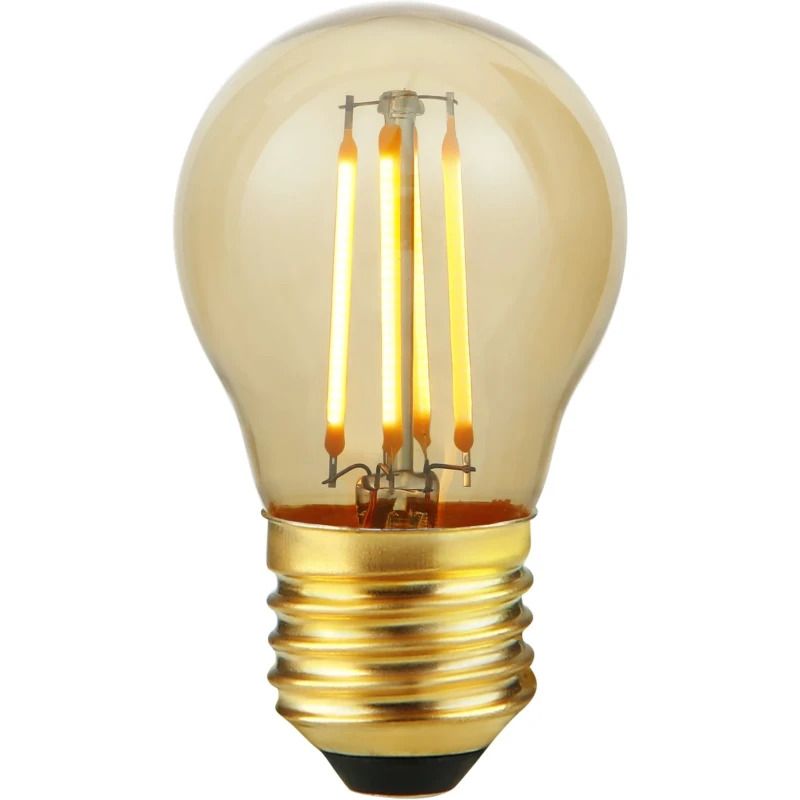 SPL E27 LED Kogellamp | 4W Goud 2200K 220V/240V 922 | 360° Dimbaar