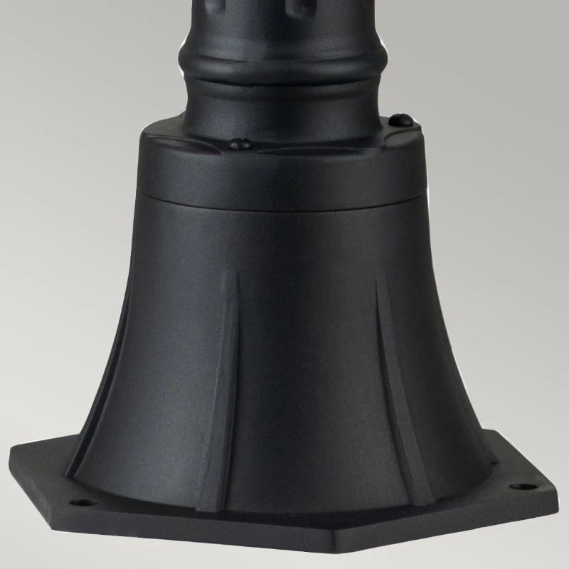 Hinkley LED Tuin Pilaar Alford Place | 2X E14 Max 40W | IP44 (Outdoor) | Museum Black