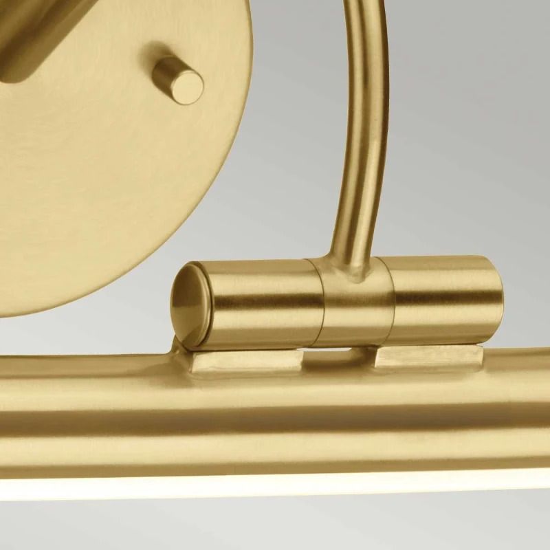 Elstead Lighting LED Schilderijverlichting Alton | 6.6W 3000K 513Lm 830 | Dimbaar | Brushed Brass
