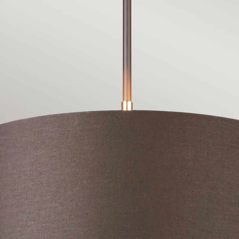 Elstead Lighting LED Hanglamp Balance | 1X E27 Max 60W | Dimbaar | Brown/Polished Brass