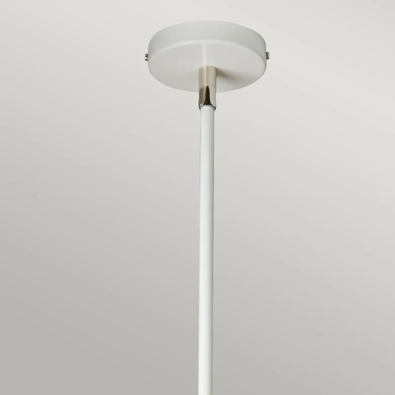 Elstead Lighting LED Hanglamp Balance | 1X E27 Max 60W | Dimbaar | White/Polished Nickel