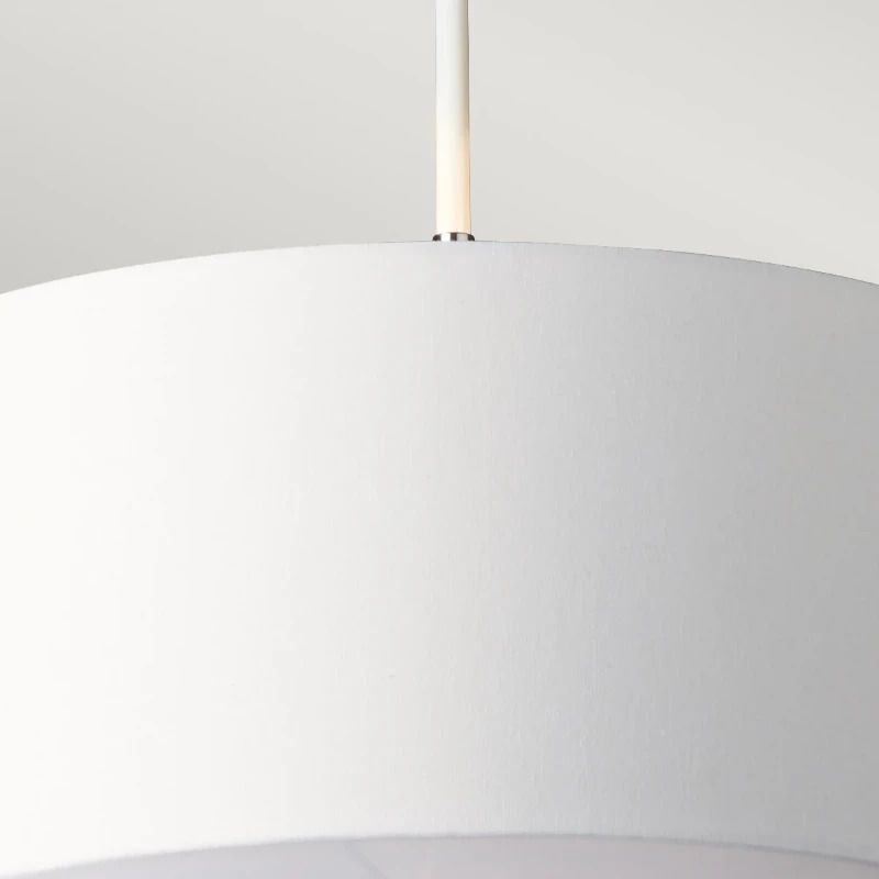 Elstead Lighting LED Hanglamp Balance | 1X E27 Max 60W | Dimbaar | White/Polished Nickel