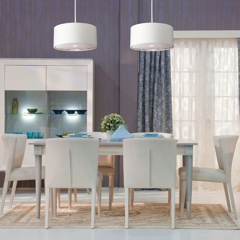 Elstead Lighting LED Hanglamp Balance | 1X E27 Max 60W | Dimbaar | White/Polished Nickel