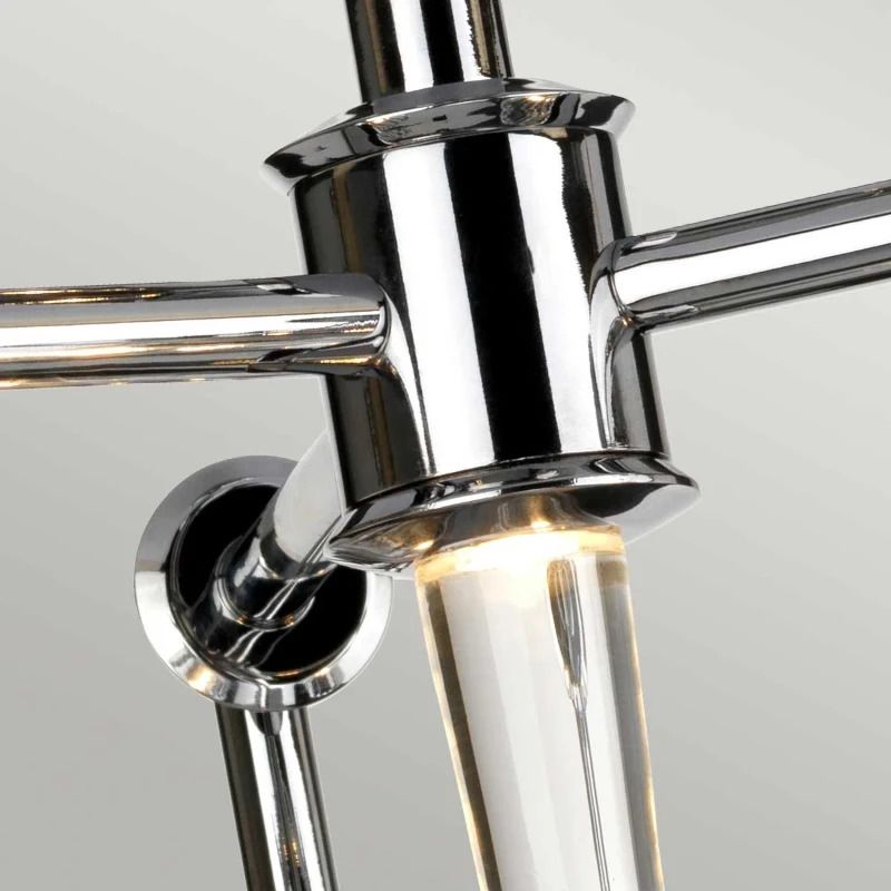 Elstead Lighting LED Badkamer Hanglamp Agatha | 3W 3000K 970Lm 830 | IP44 | Polished Chrome