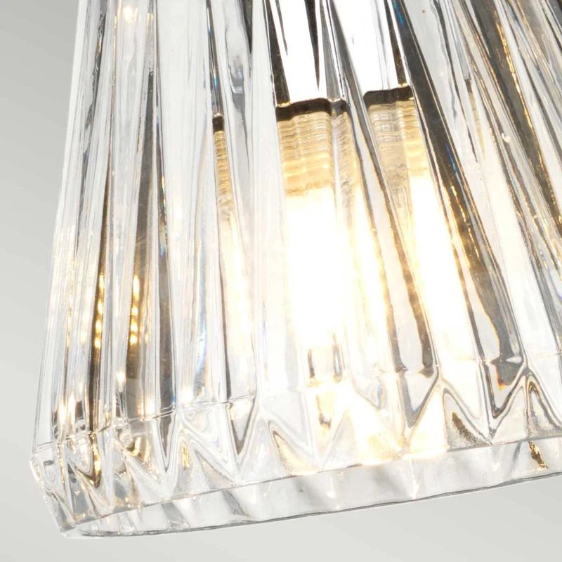 Elstead Lighting LED Badkamer Hanglamp Agatha | 3W 3000K 970Lm 830 | IP44 | Polished Chrome