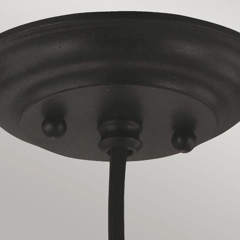 Feiss LED Hanglamp Matrimonio | 1X E27 Max 60W | Dimbaar | Driftwood / Dark Weathered Zinc