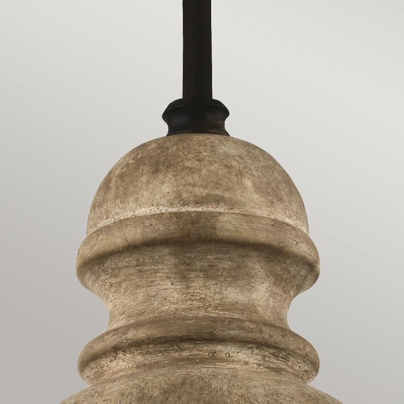 Feiss LED Hanglamp Matrimonio | 1X E27 Max 60W | Dimbaar | Driftwood / Dark Weathered Zinc