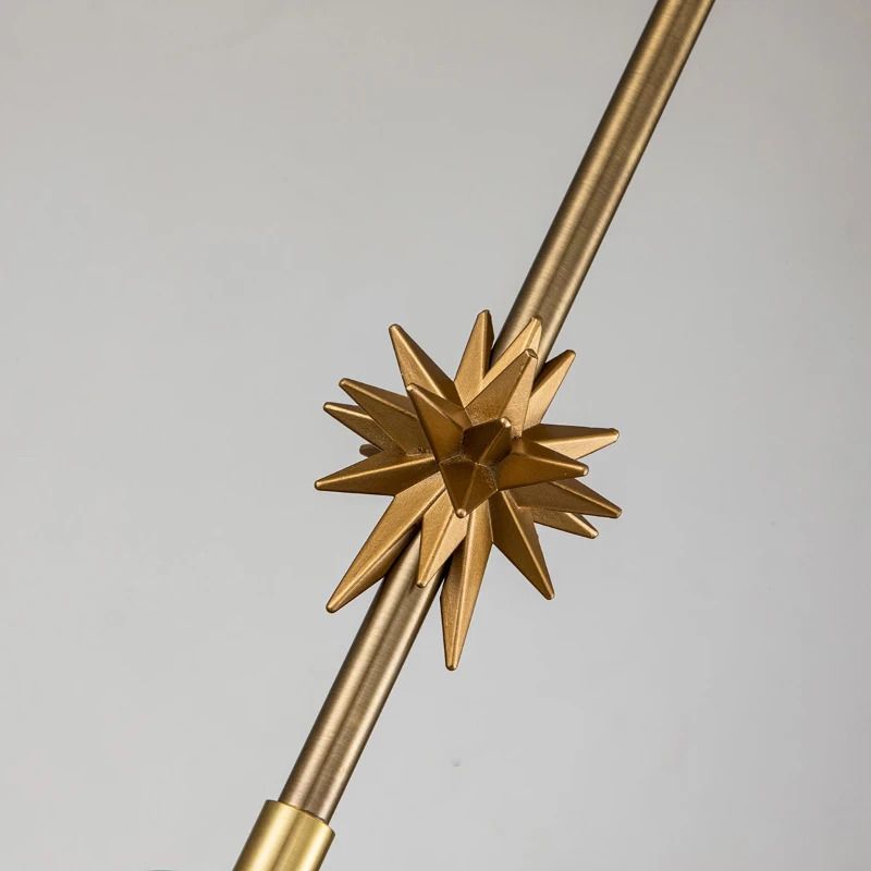 Elstead Lighting LED Hanglamp Etoile | 1X E27 Max 60W | Dimbaar | Aged Brass and Gold Leaf