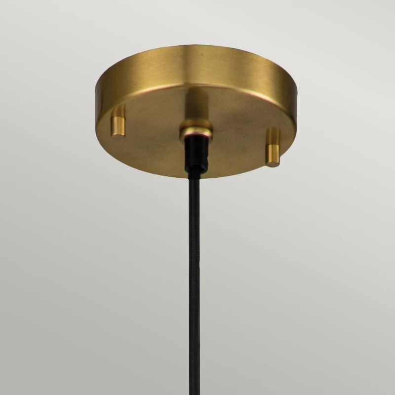 Elstead Lighting LED Hanglamp Etoile | 1X E27 Max 60W | Dimbaar | Aged Brass and Gold Leaf