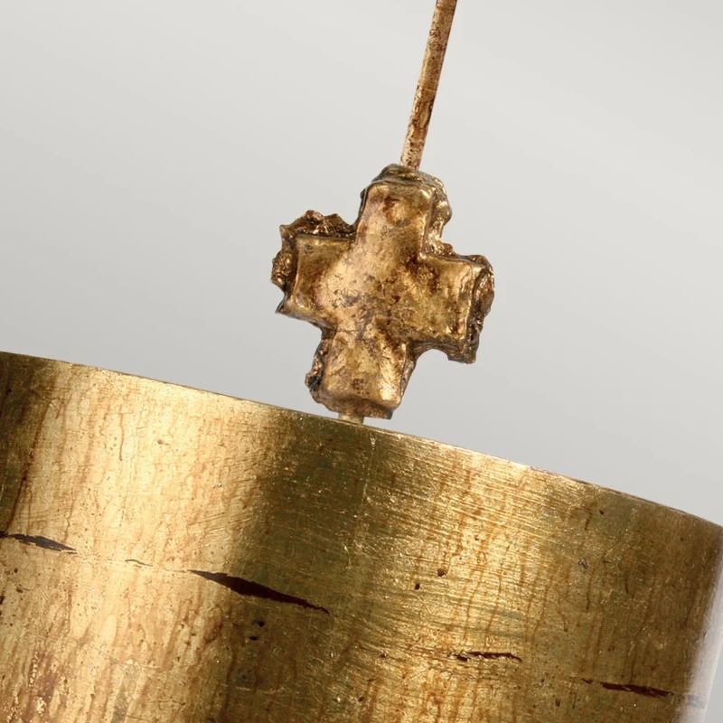 Flambeau LED Hanglamp Fragment | 1X E27 Max 60W | Dimbaar | Aged Gold