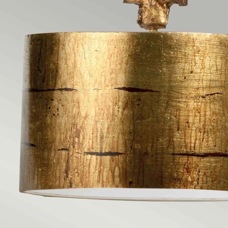 Flambeau LED Hanglamp Fragment | 1X E27 Max 60W | Dimbaar | Aged Gold