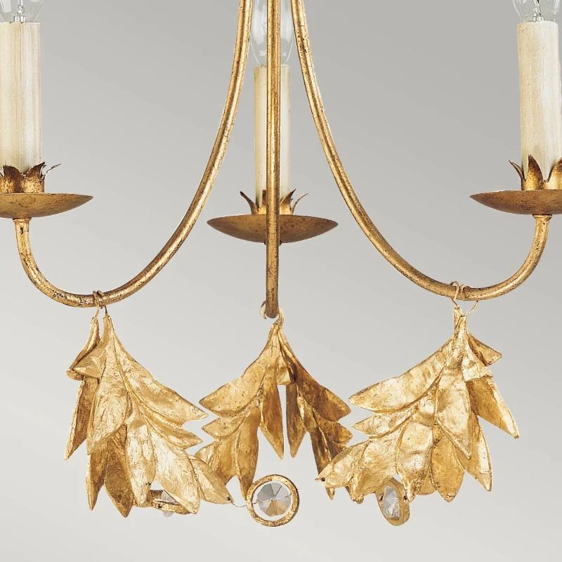 Flambeau LED Kroonluchter | 3X E14 Max 60W | Dimbaar | Gilded Gold